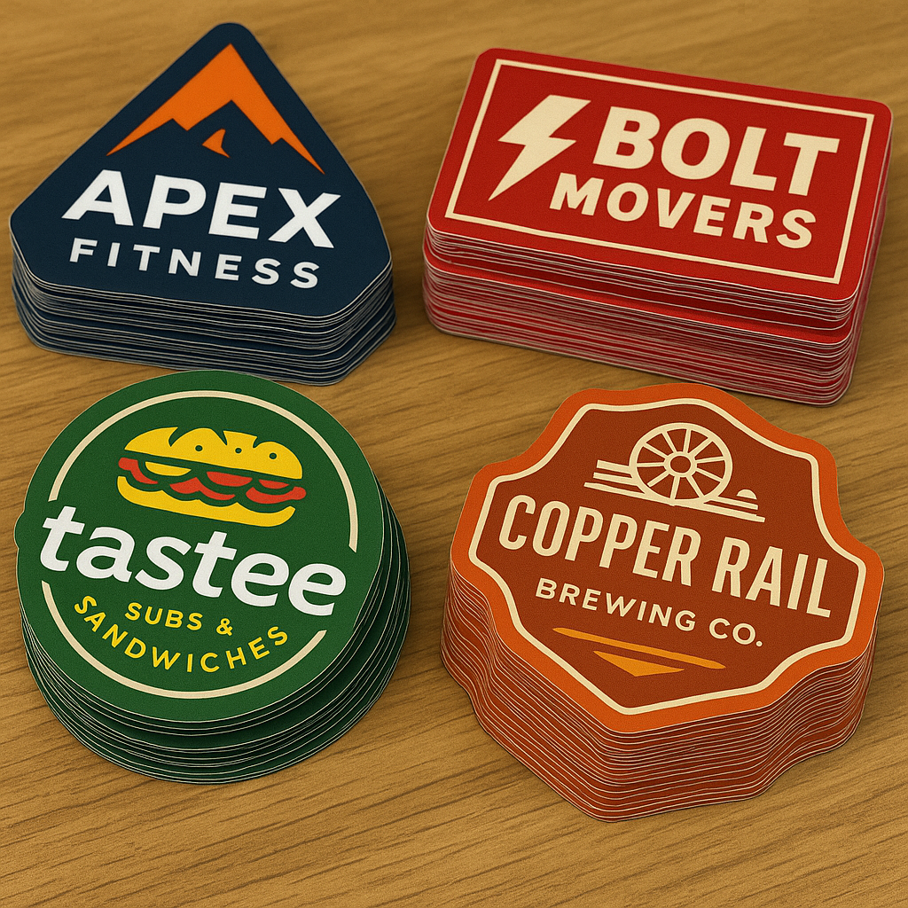 Standard White Stickers