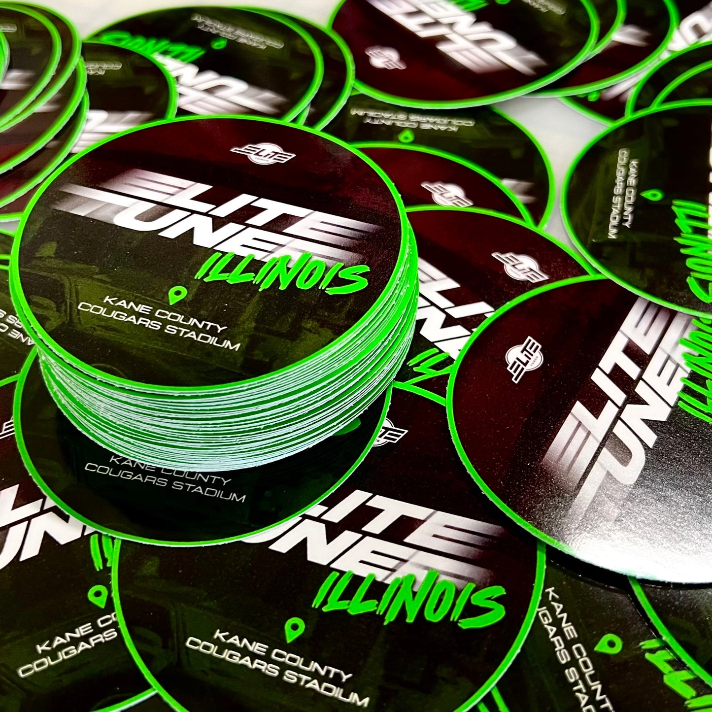 Standard White Stickers